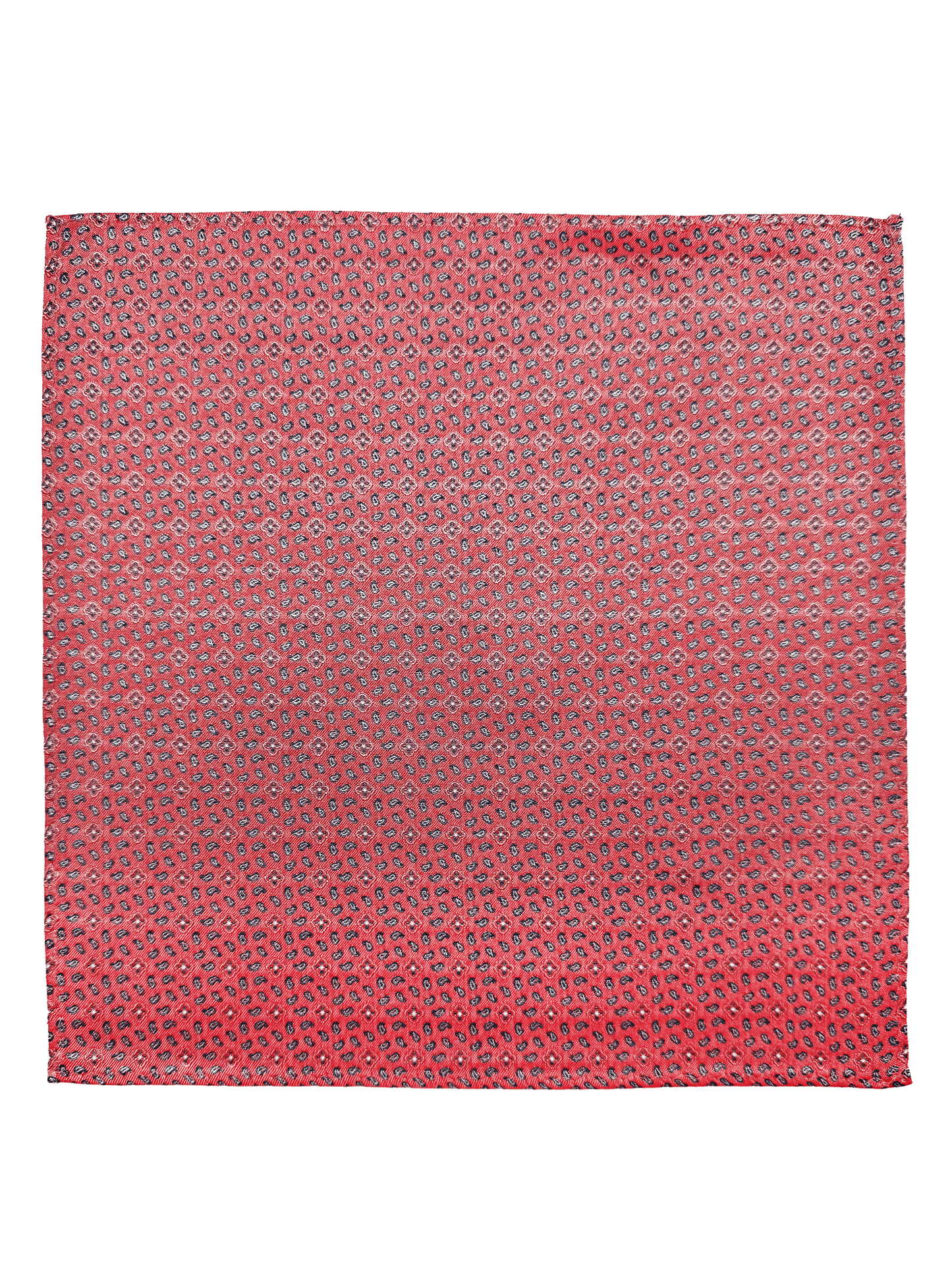 Salmon Tile Print Pocket Square