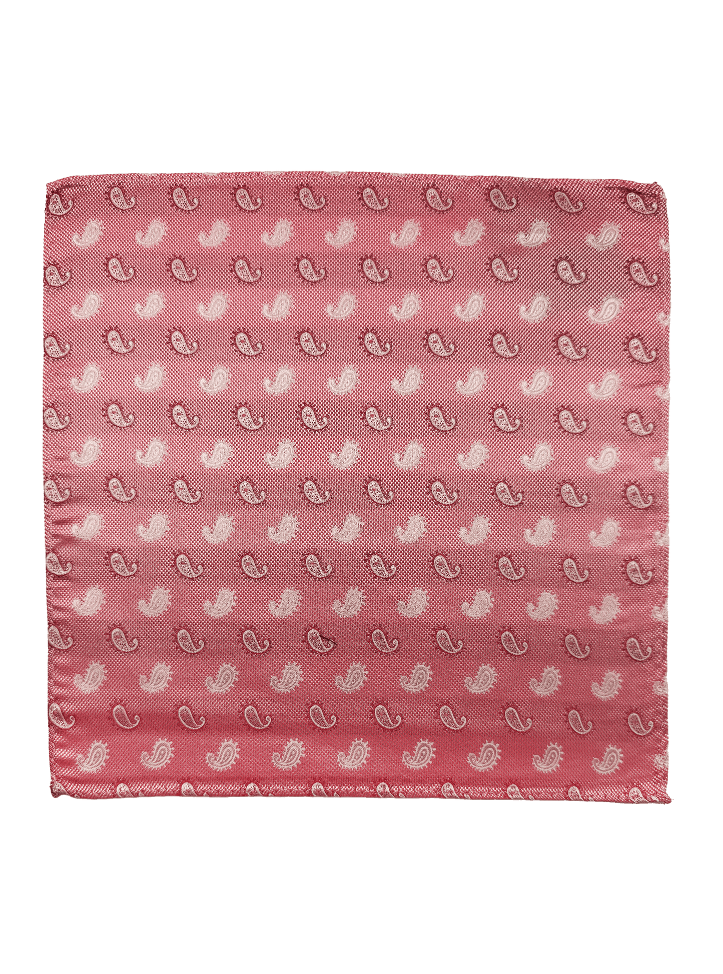Pink Paisley Pocket Square