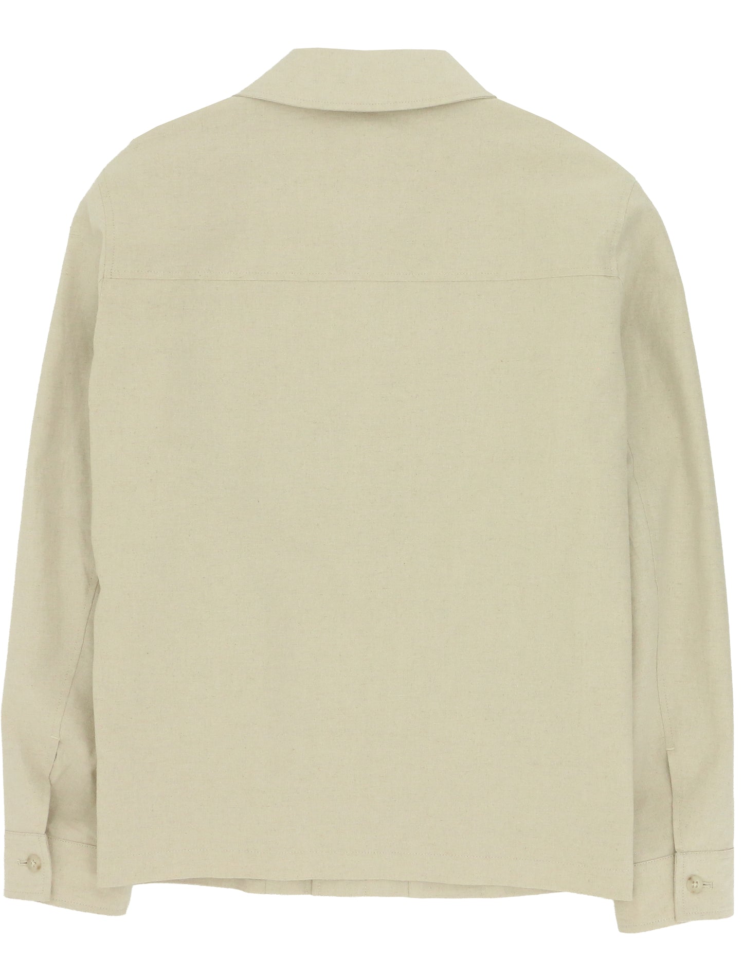 Chase Sand Linen Cotton Shacket