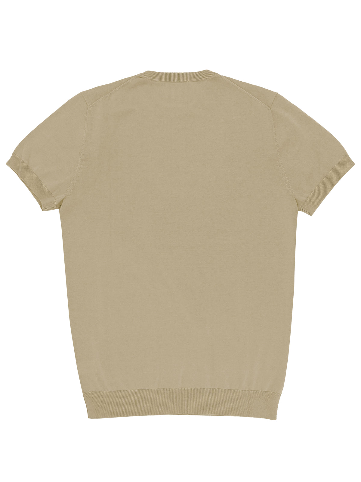 Eden Tan Cotton Knit Tee