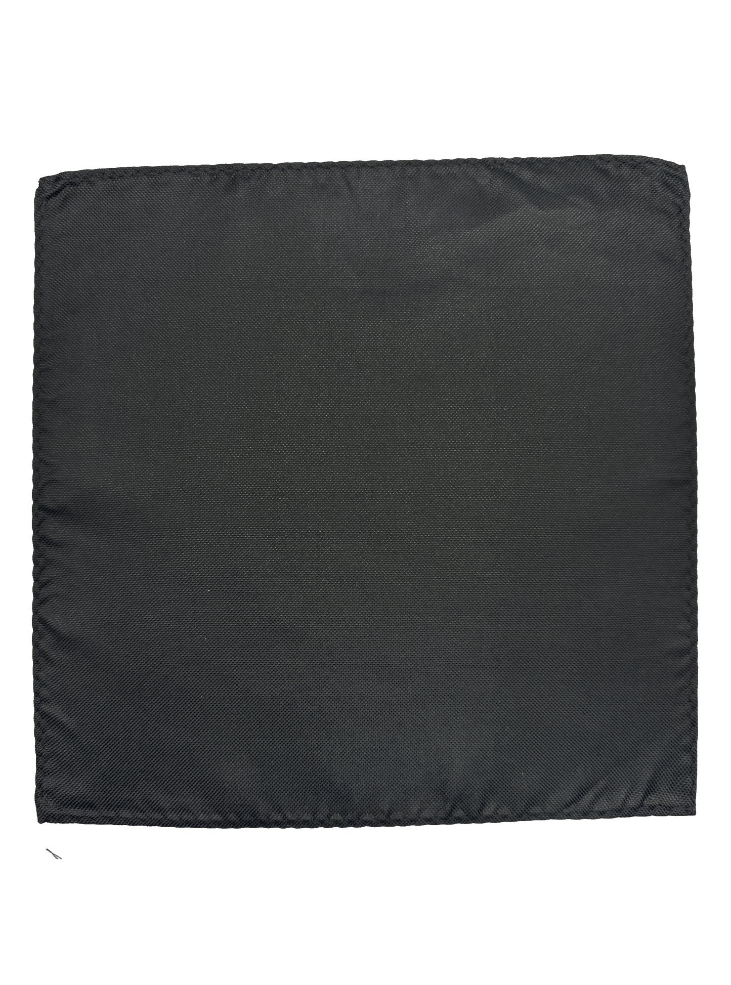 Black Silk Pocket Square