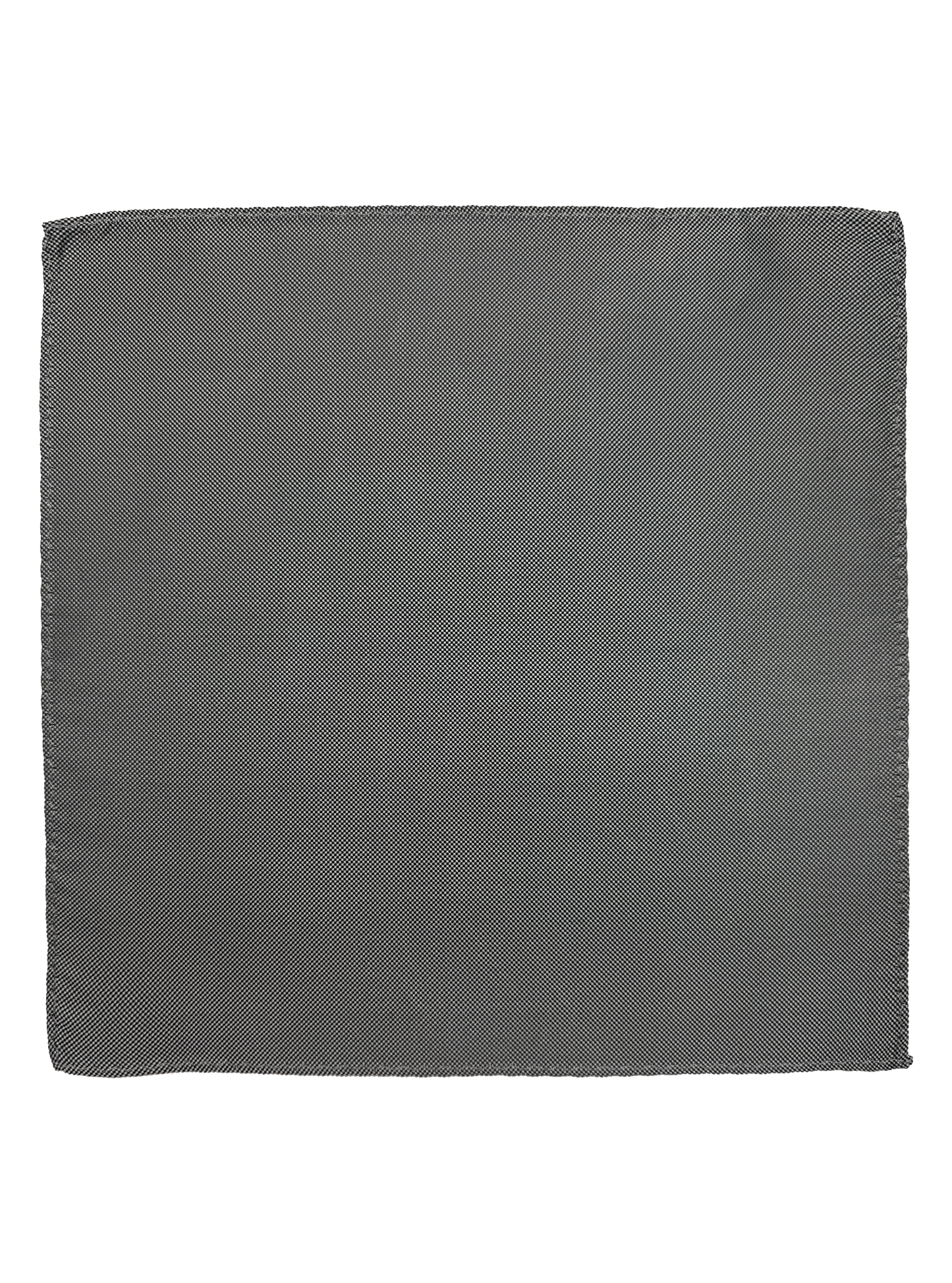 Grey Silk Pocket Square
