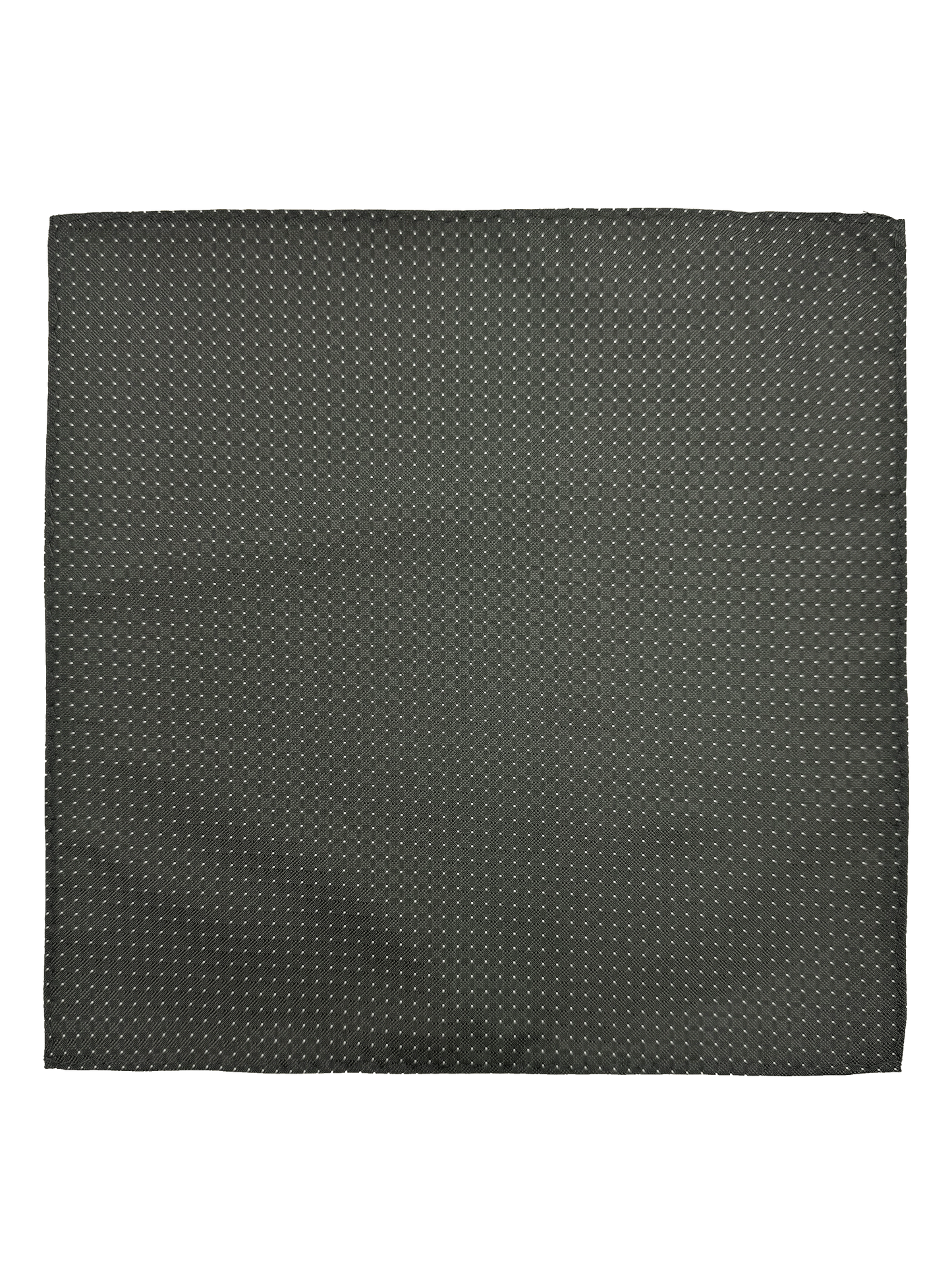 Charcoal Dotted Pocket Square