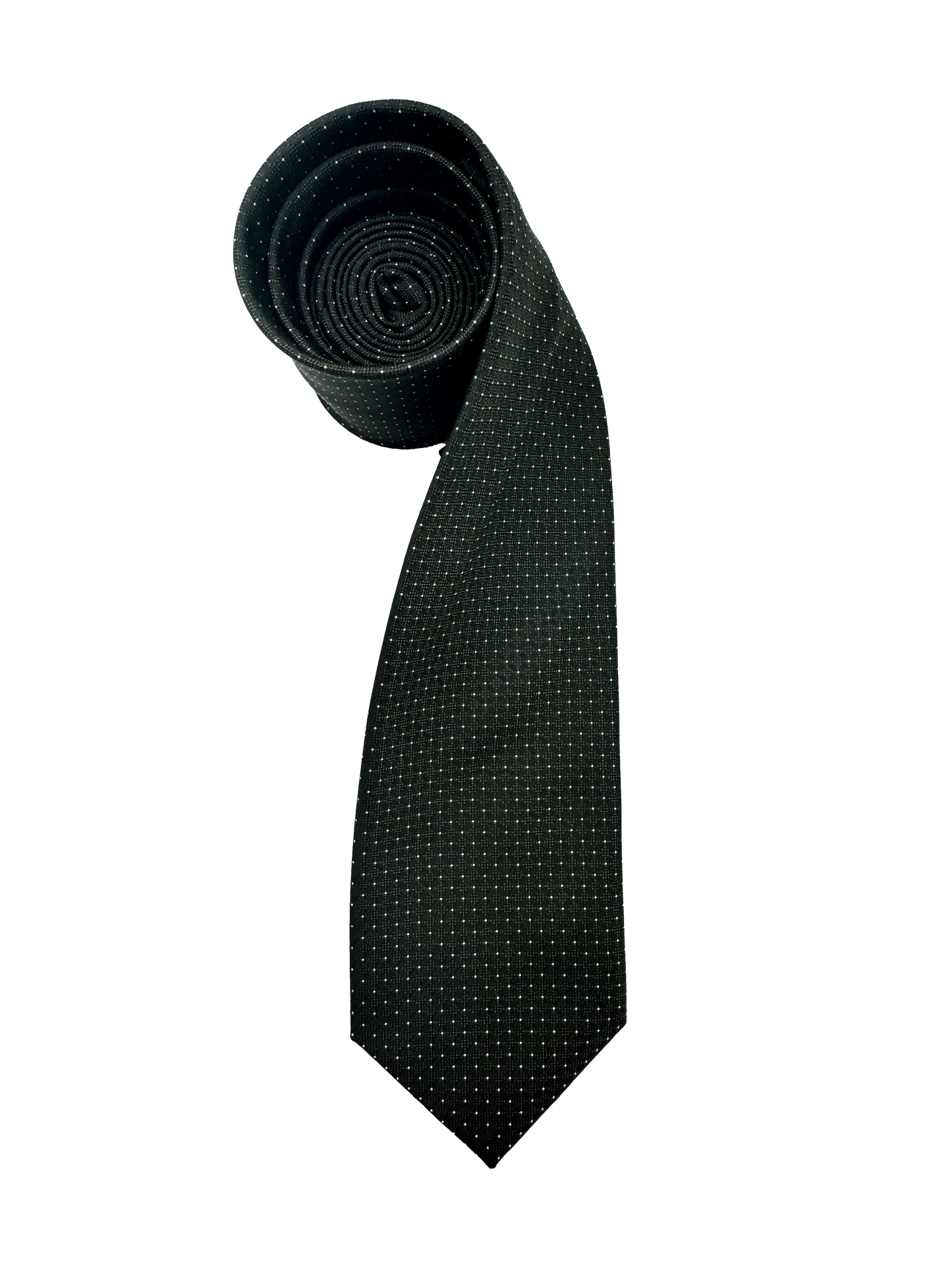 Charcoal Dotted Tie