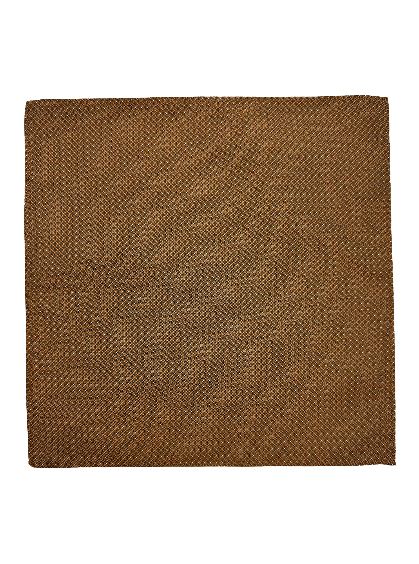 Orange Dotted Pocket Square