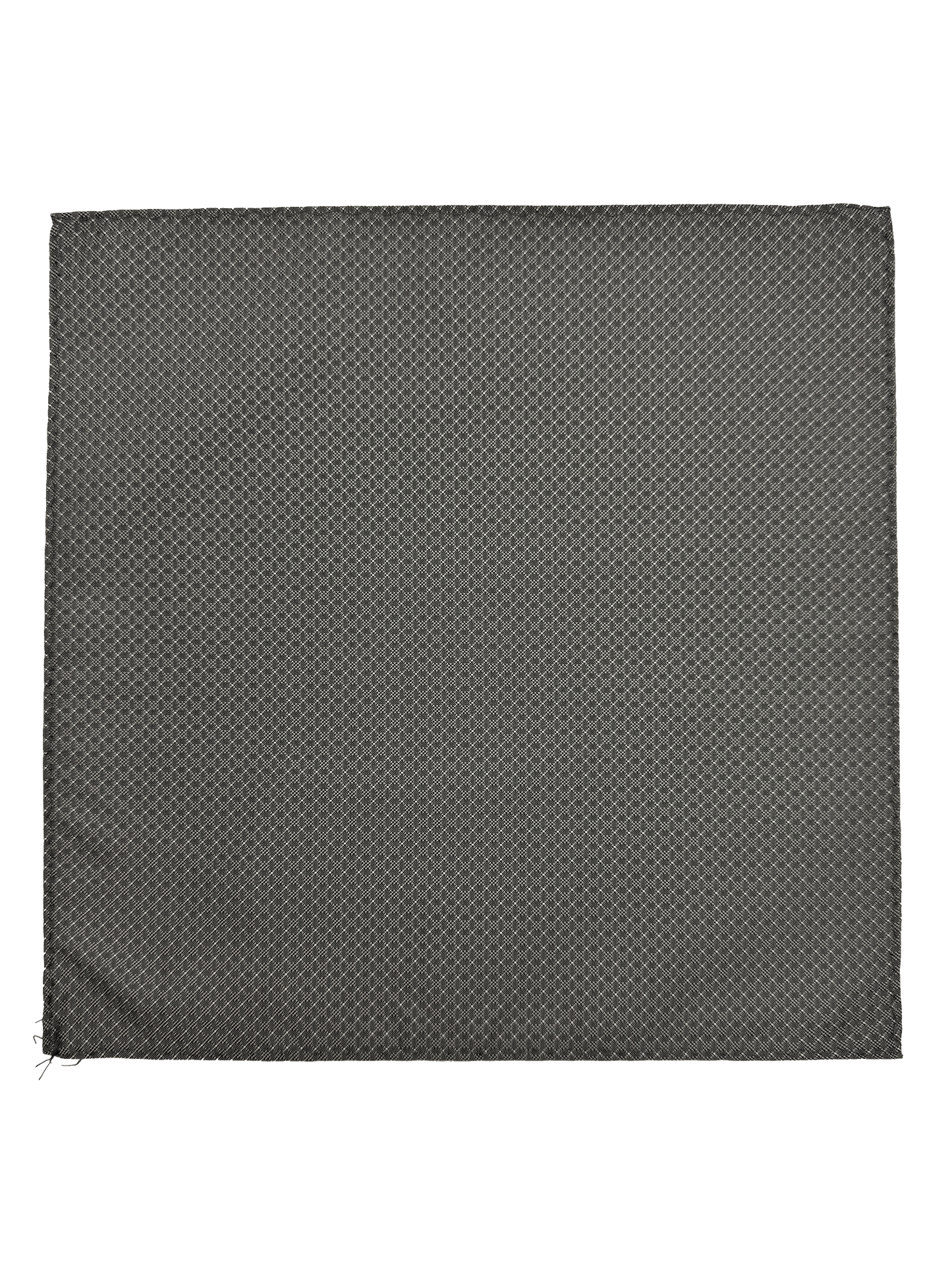 Grey Dotted Pocket Square