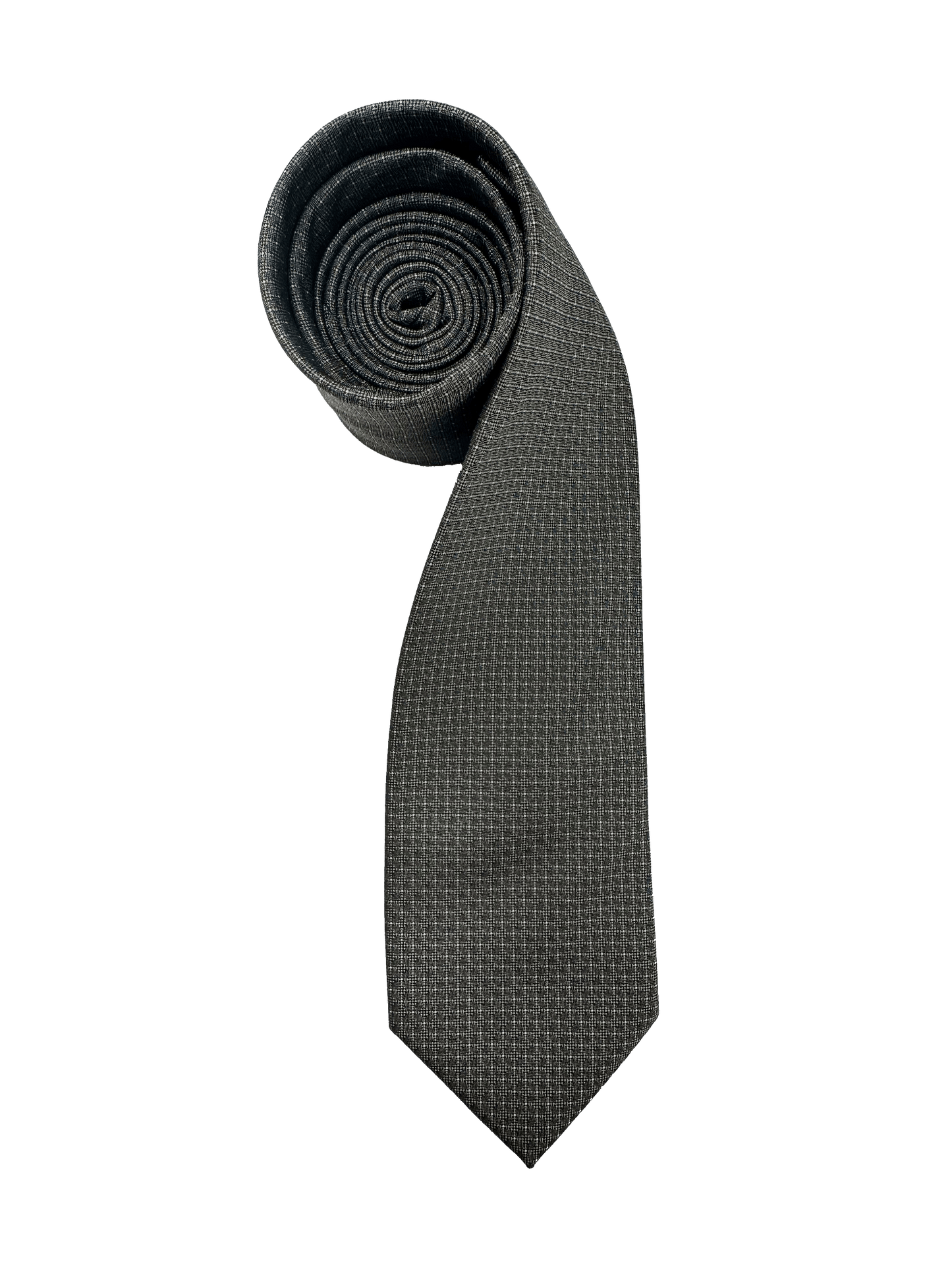 Grey Dotted Tie
