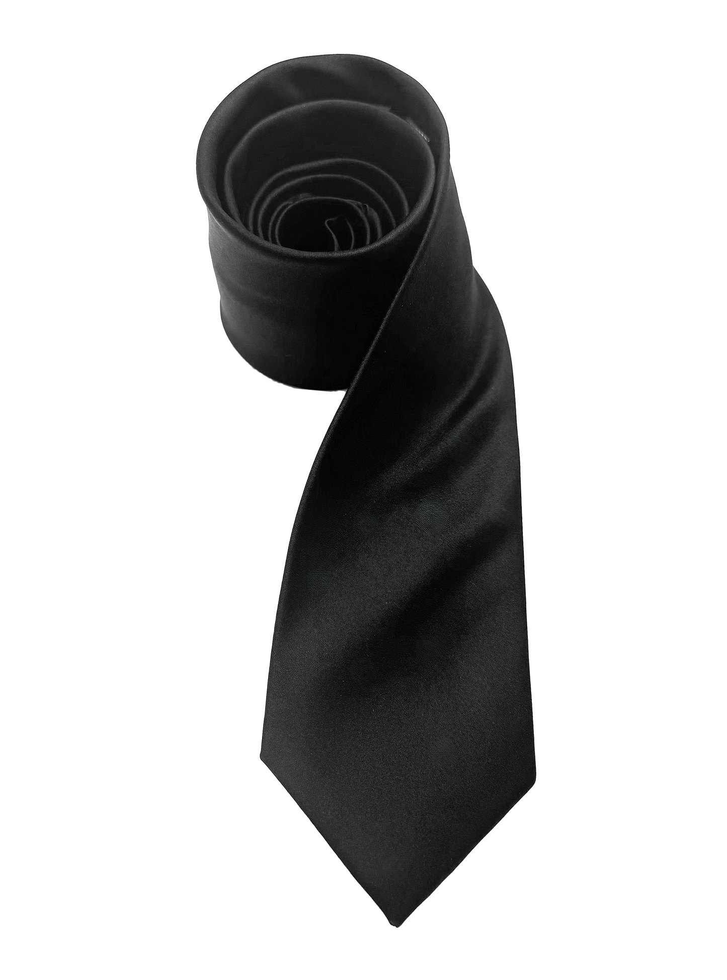 Uptown Black Silk Tie