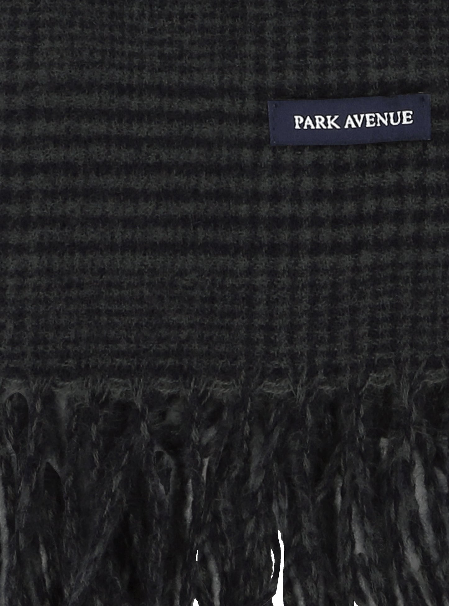 Charcoal Checked Scarf