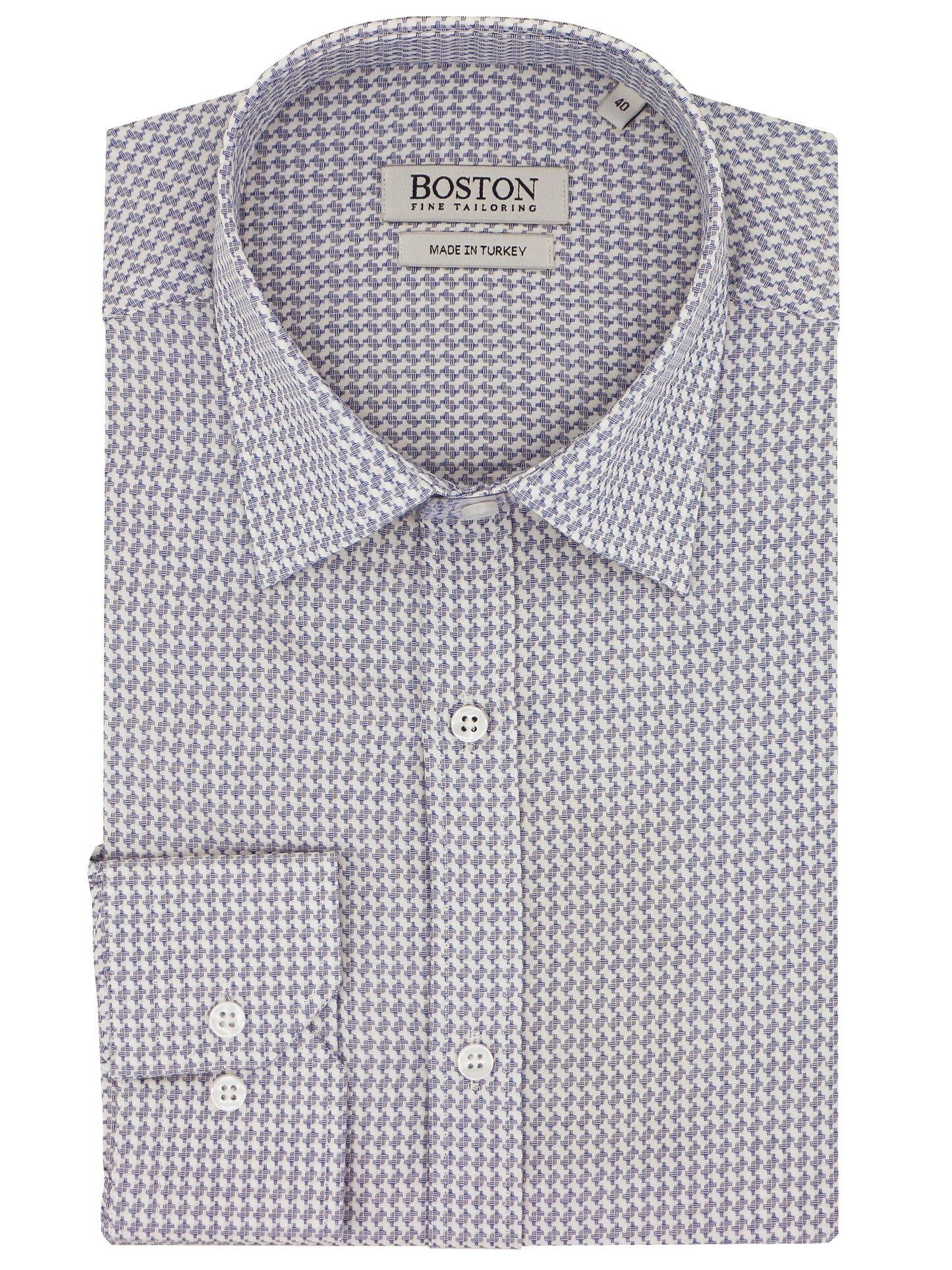 Liberty Casual Purple Woven Printed Shirt