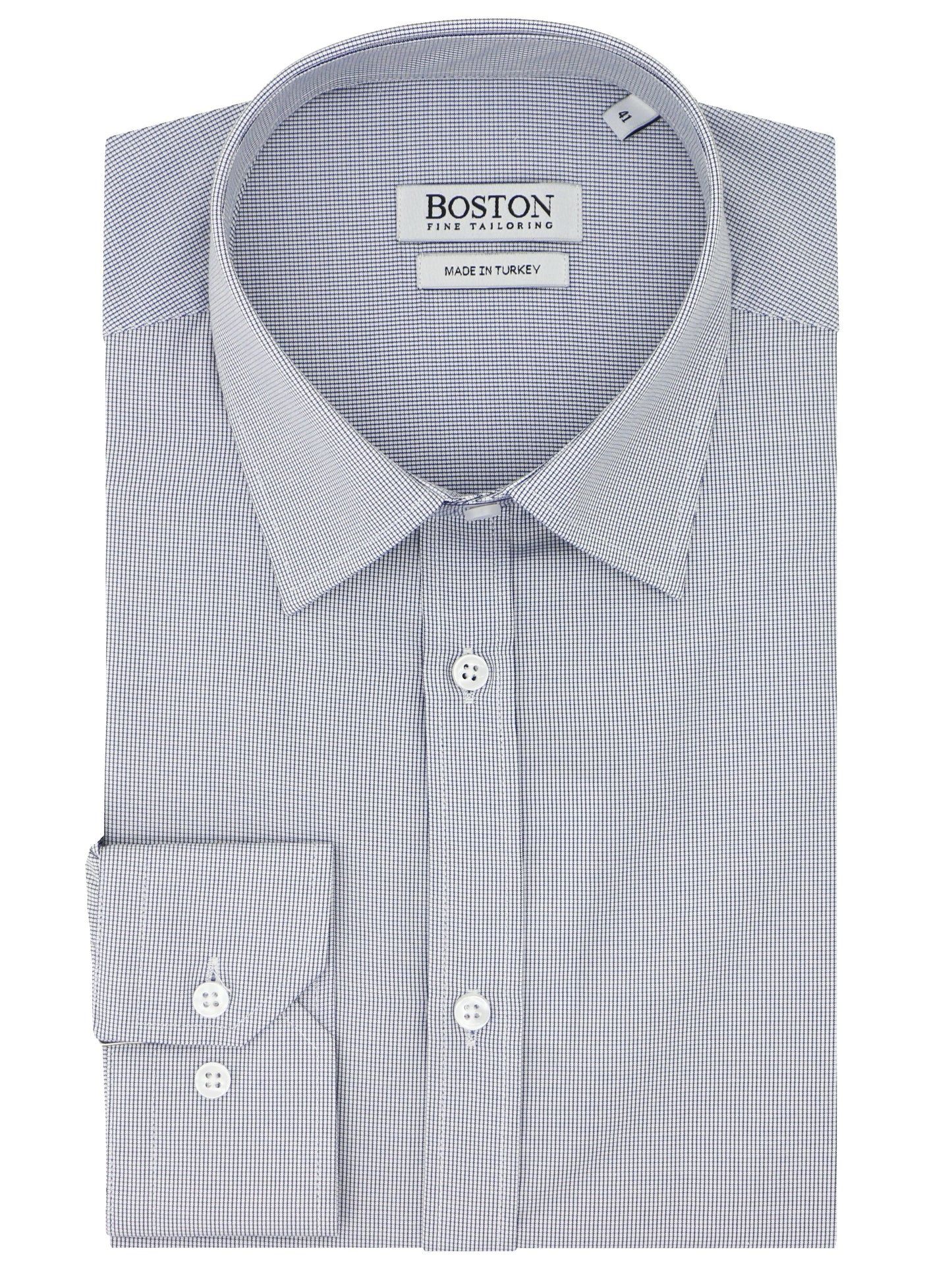 Liberty Business Blue Microchecked Shirt