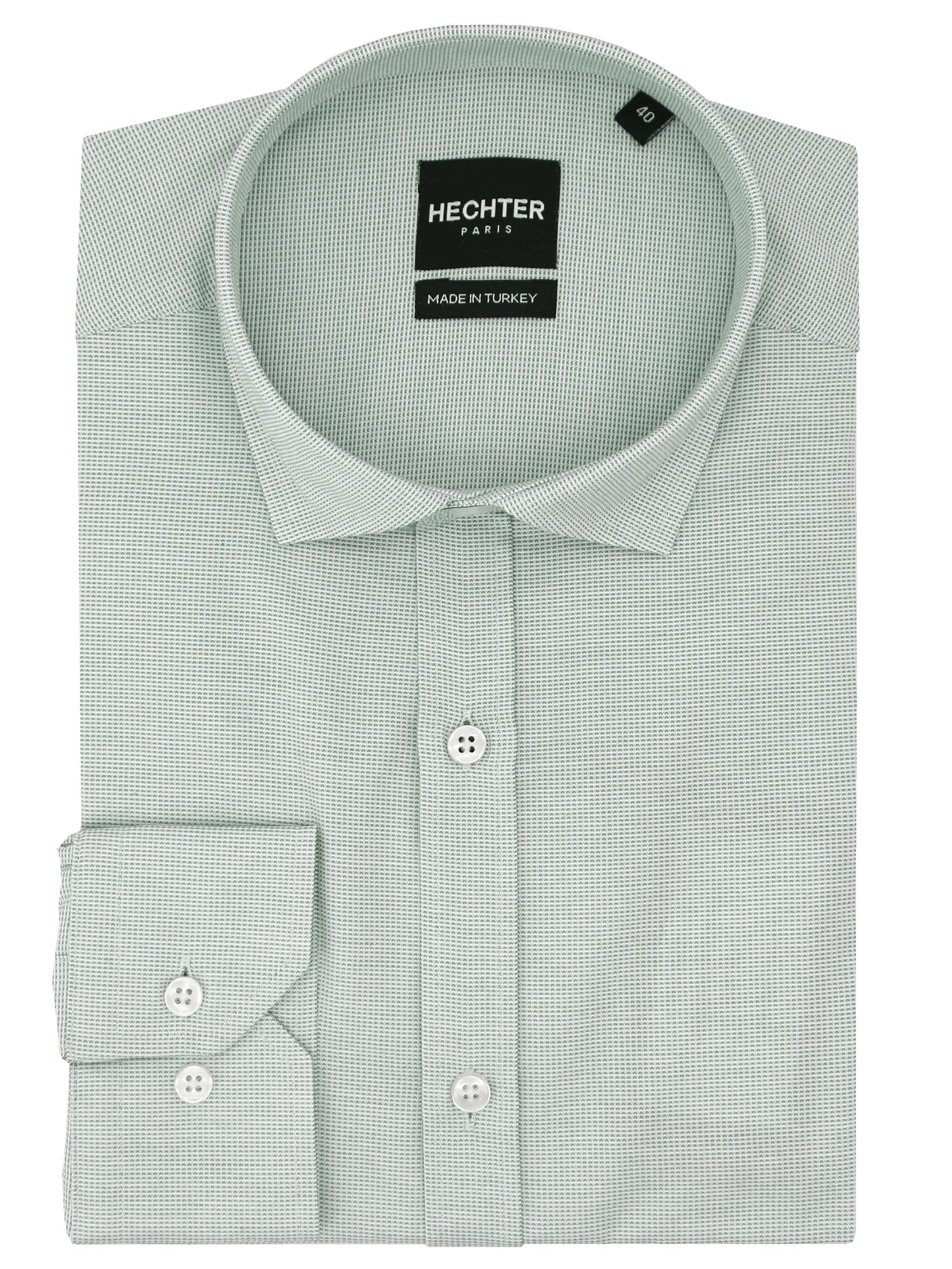 Jacque Business Green Woven Shirt