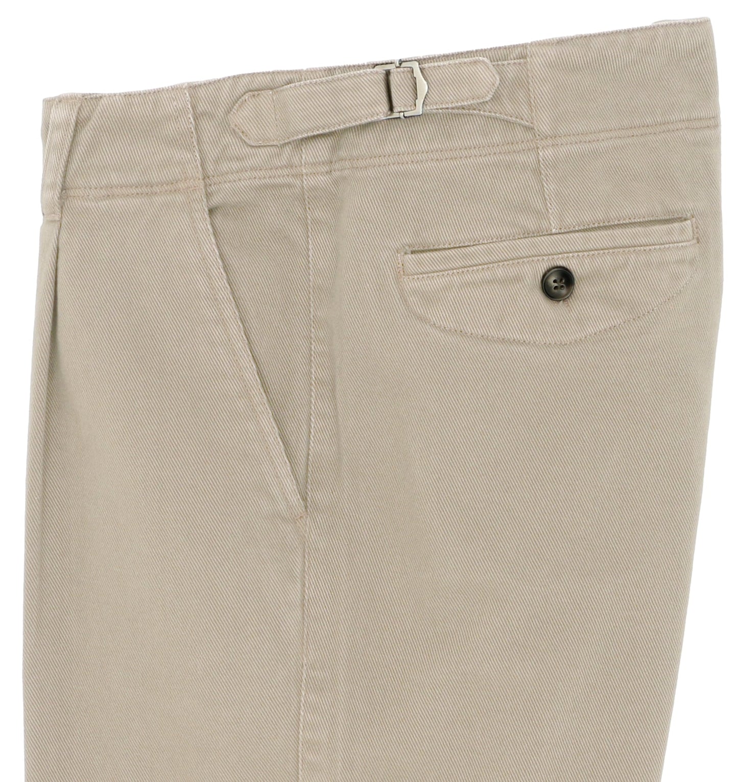 Milo Sand Side Tab Cotton Chino