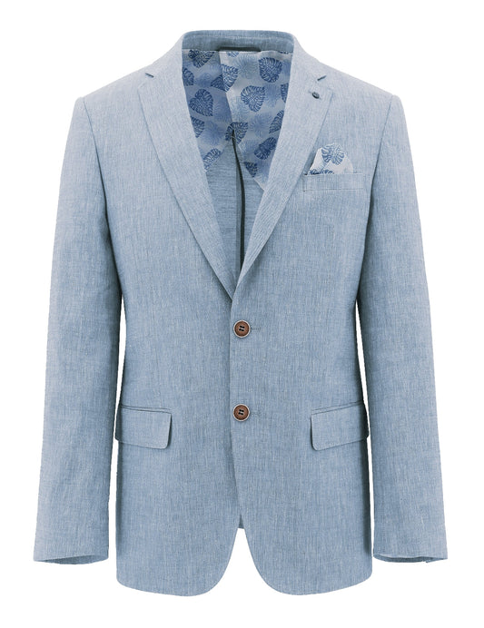 Parker Buggy Light Blue Linen Sports Jacket