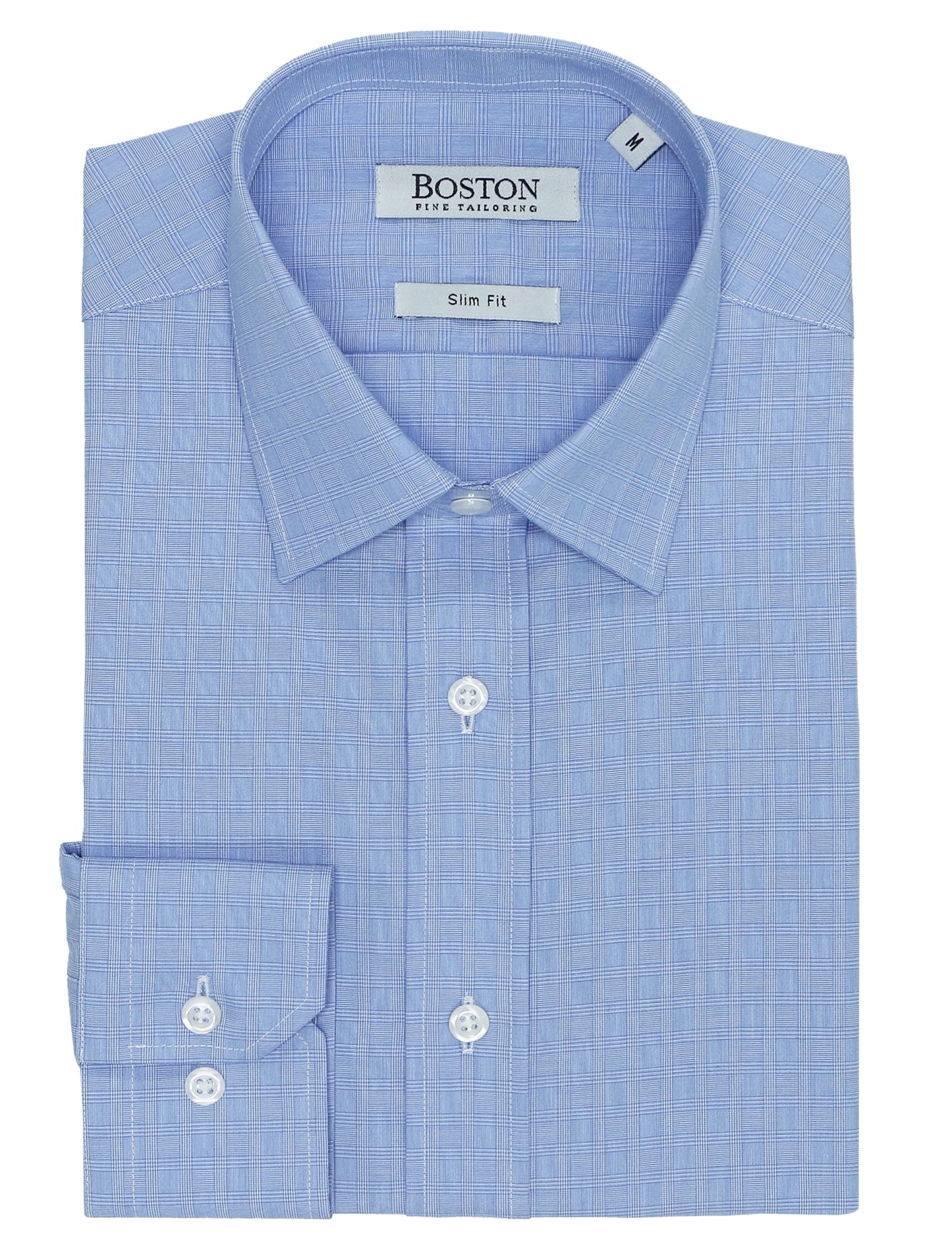 Liberty Business Blue Checked Shirt