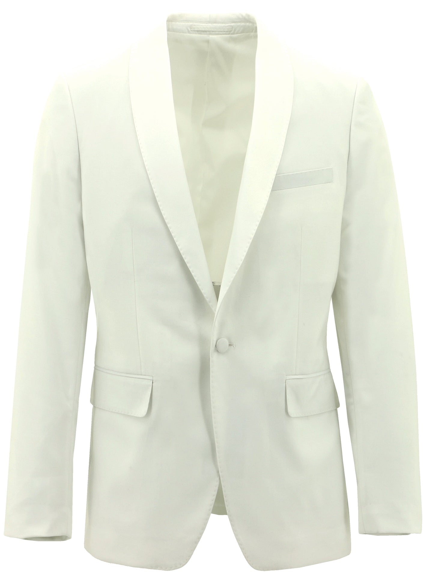 White Shawl Lapel Dinner Jacket