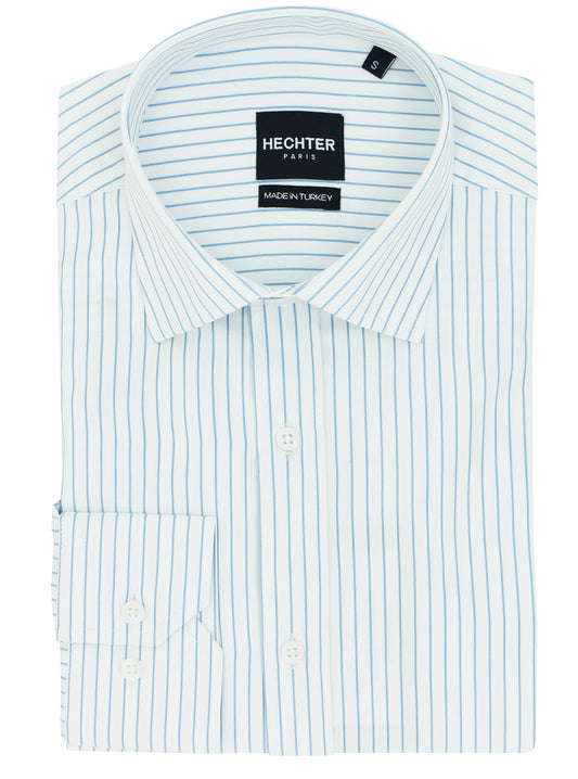 Jacque Business Blue Striped Shirt