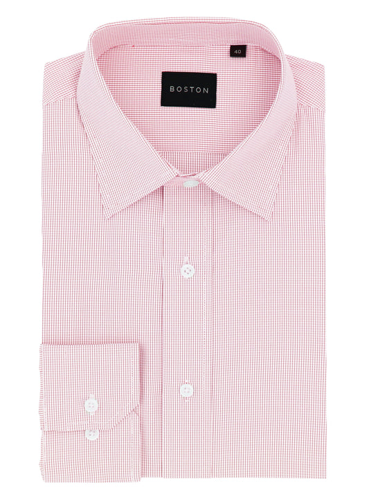 Liberty Business Pink Microchecked Shirt