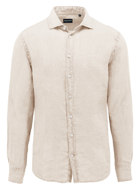 Sel Sand Linen Blend Summer Shirt