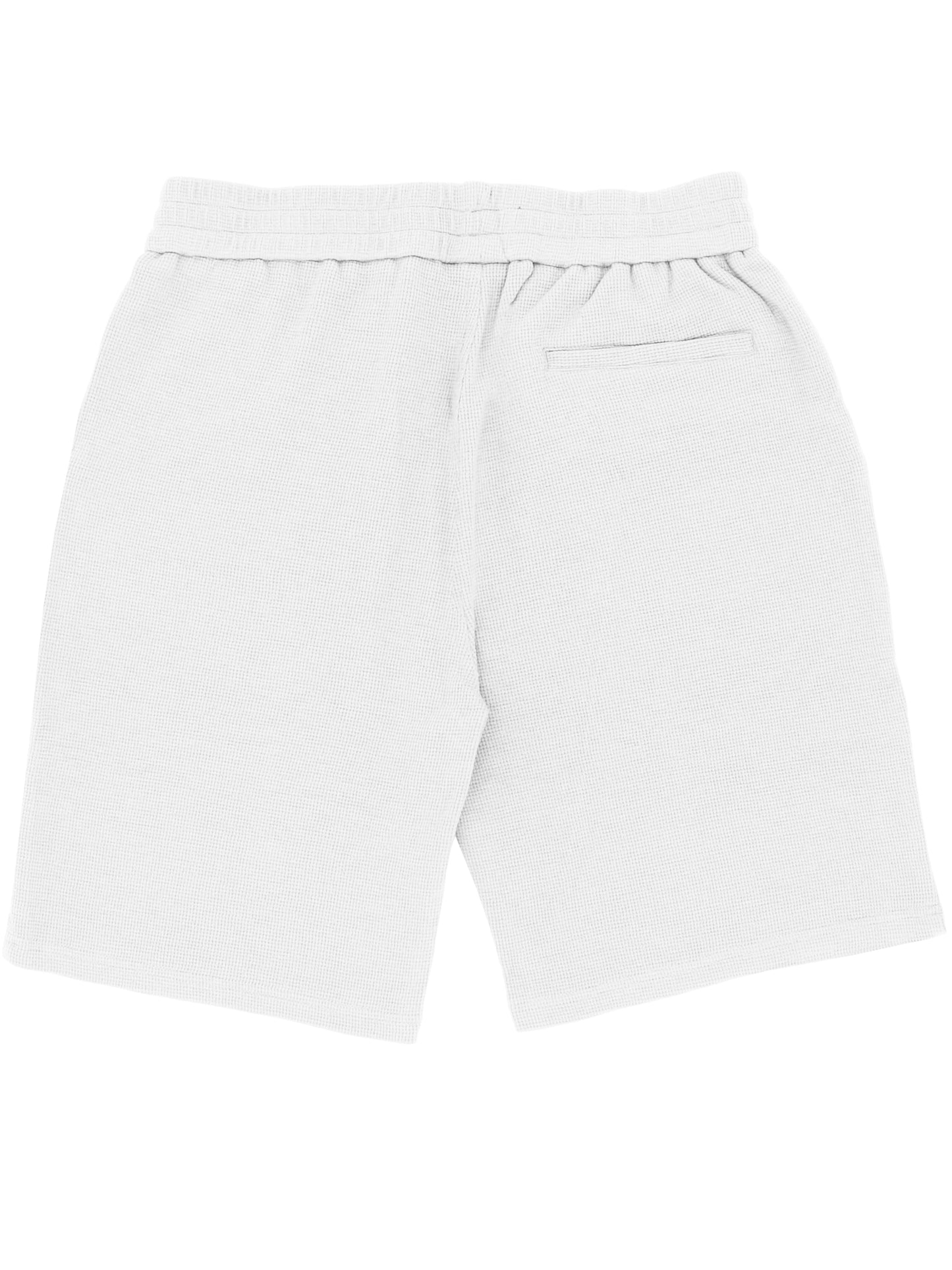 White Knit Shorts
