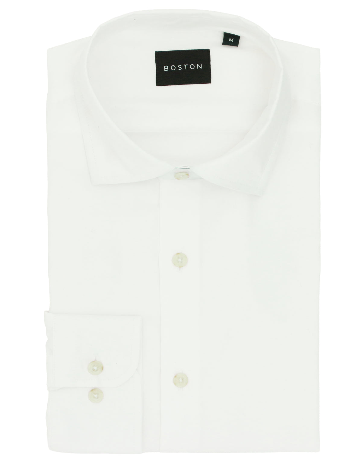 Jacque White Cotton Casual Shirt