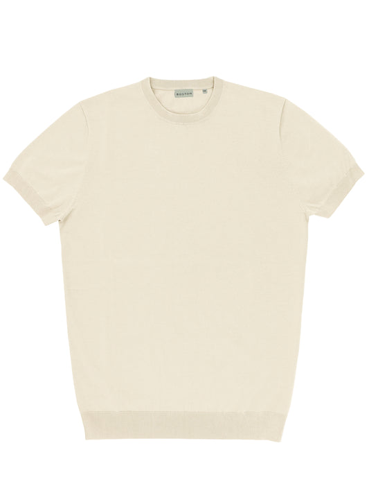 Eden Sand Cotton Knit Tee