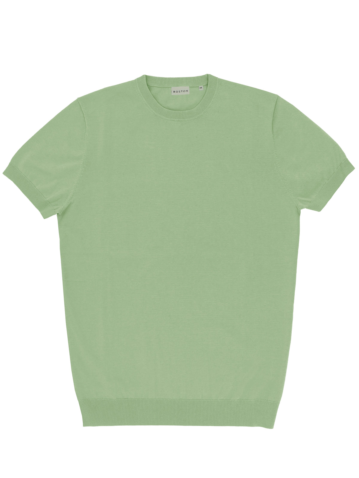Eden Green Cotton Knit Tee