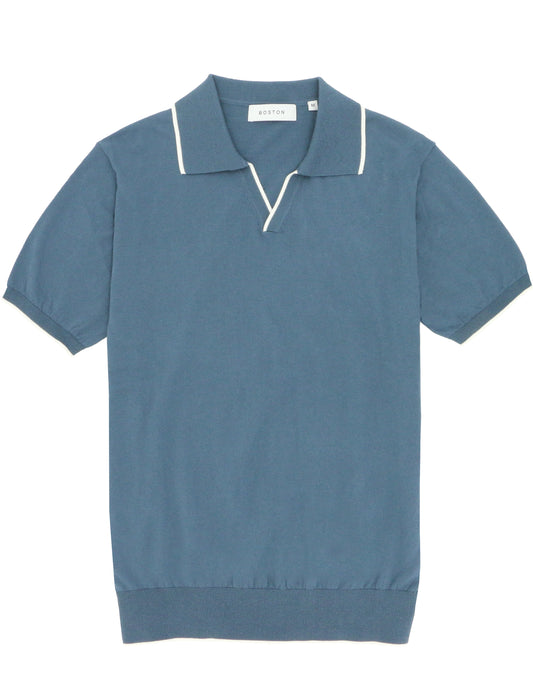 Tip Blue Cotton Polo