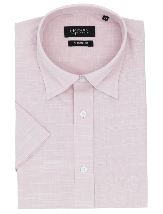 Brooke Pink Short Sleeve Casual Shirt
