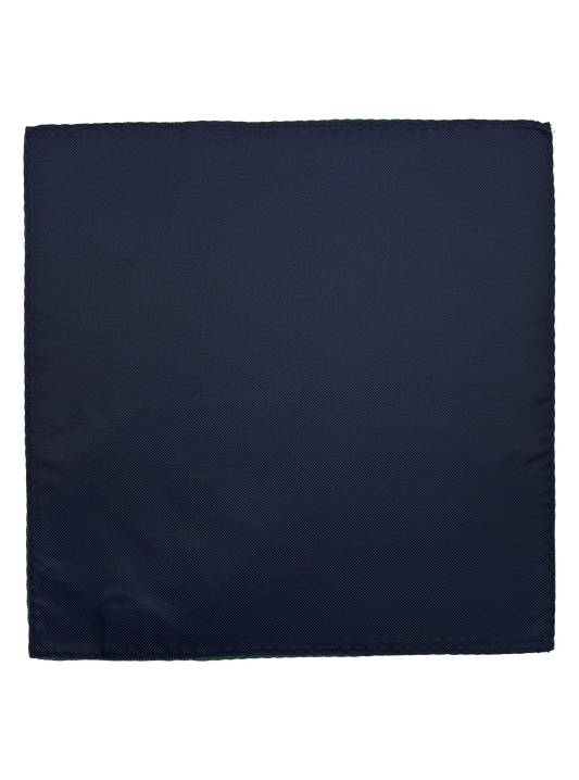 Navy Silk Pocket Square