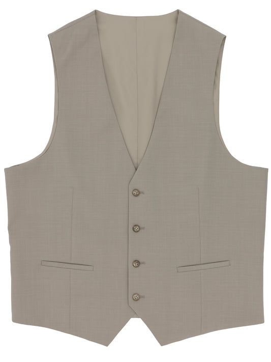 Dorset 112 Mushroom Wool Waistcoat