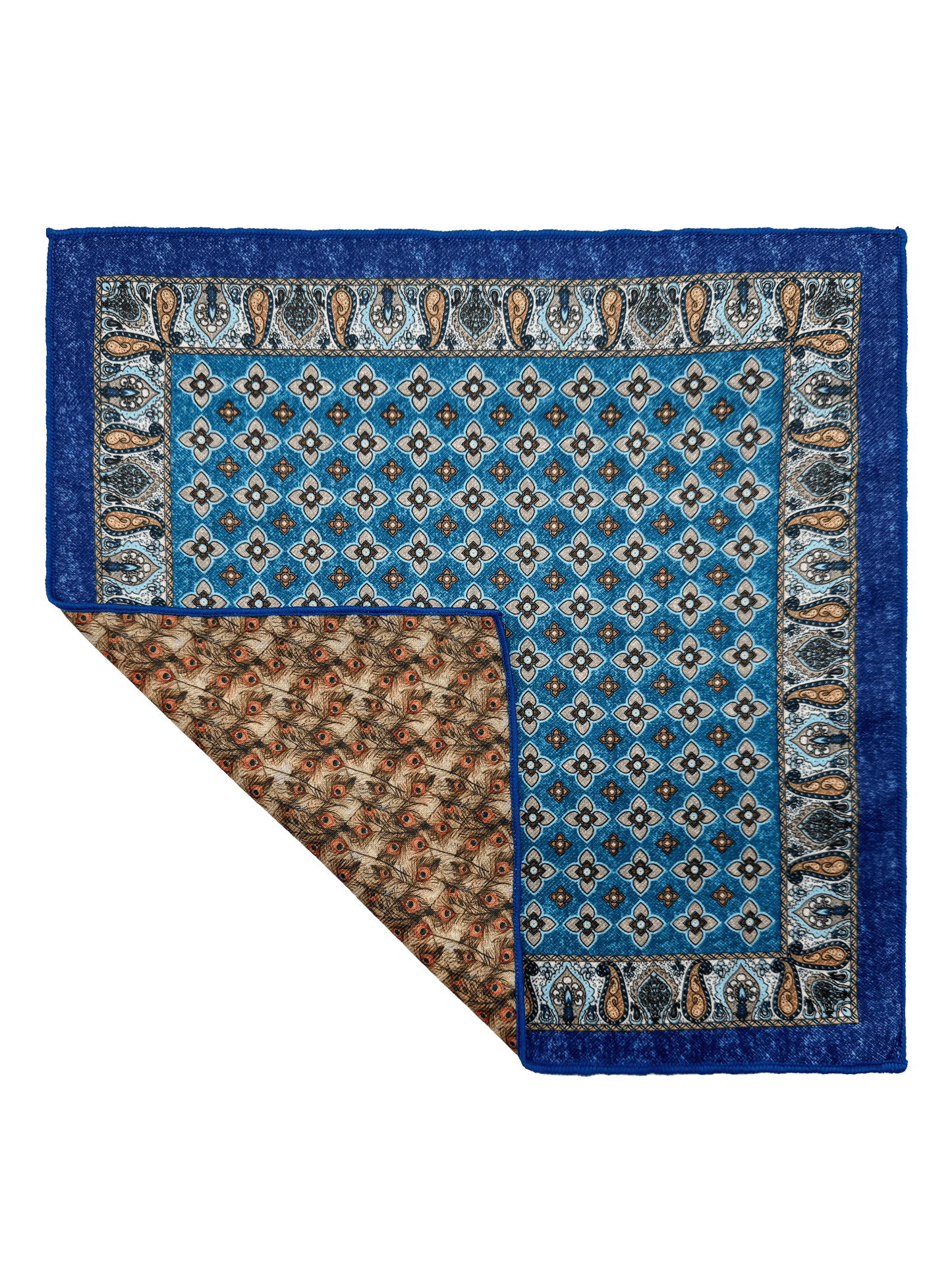 Soho Gold Reversible Pocket Square