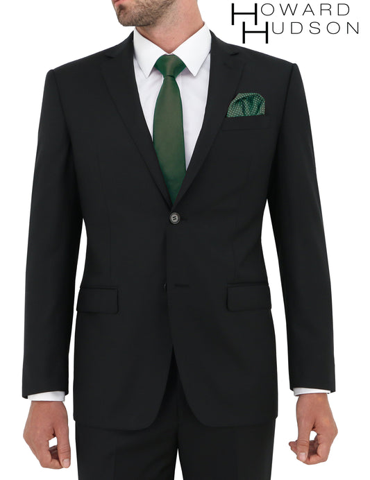 Maldon 109 Black Washable Wool Suit Jacket