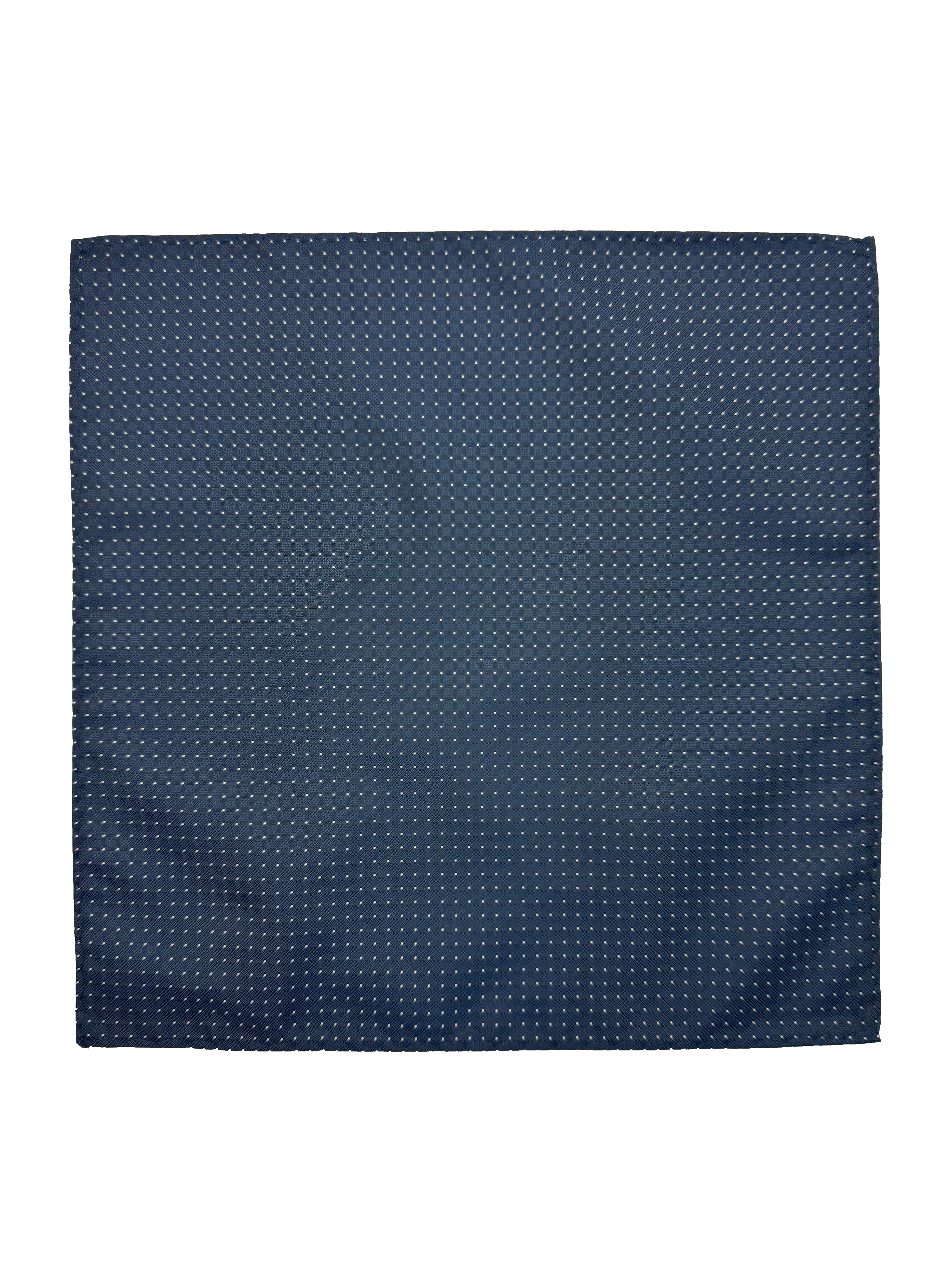 Navy Rounded Square Navy Dotted Pocket Square – Tony Barlow