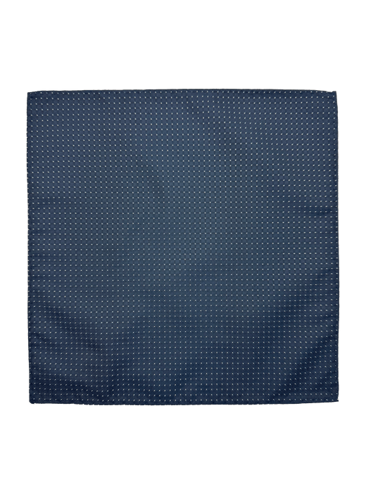 Navy Dotted Pocket Square