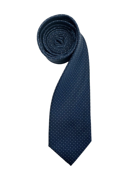 Navy Dotted Tie