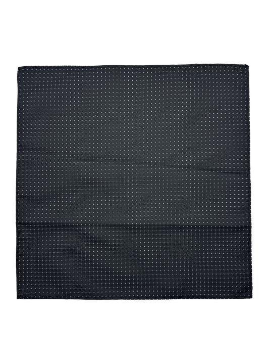 Black Dotted Pocket Square
