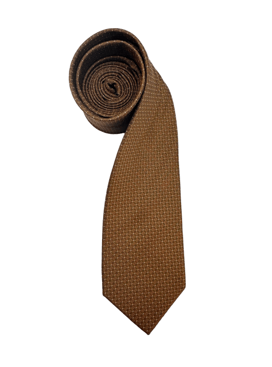 Orange Dotted Tie