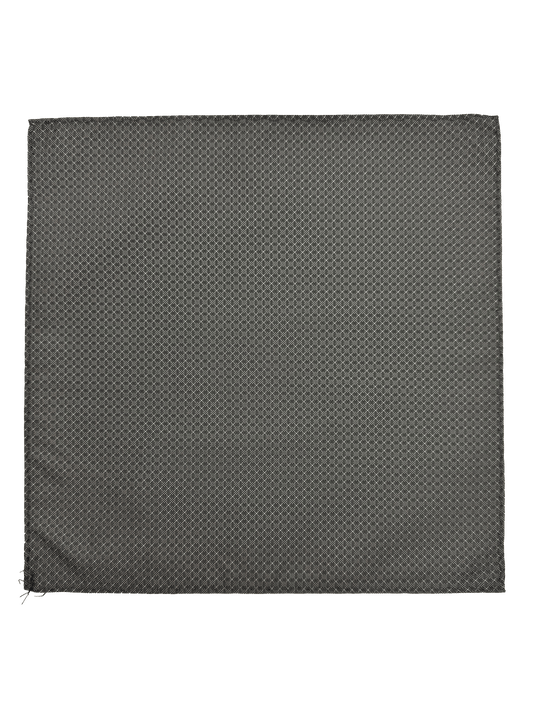 Grey Dotted Pocket Square