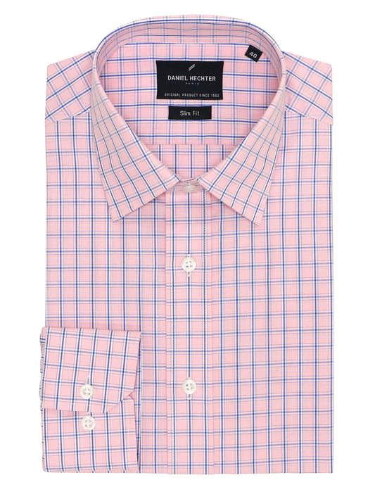 Liberty Business Pink Checked Shirt