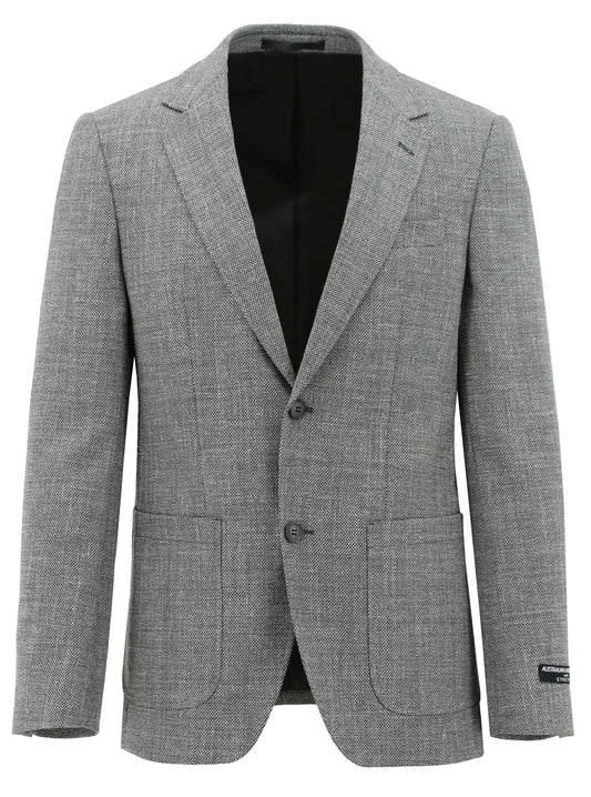 Napoli Grey Wool Blend Sports Jacket