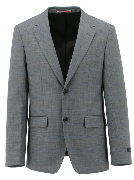 Napoli Edward Grey Checked Suit