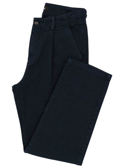 Milo Navy Side Tab Cotton Chino