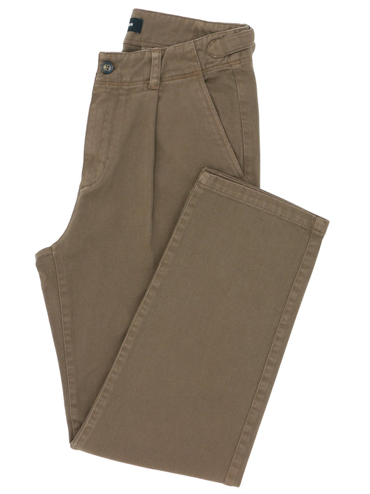 Milo Coffee Side Tab Cotton Chino