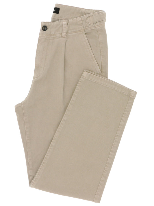 Milo Sand Side Tab Cotton Chino