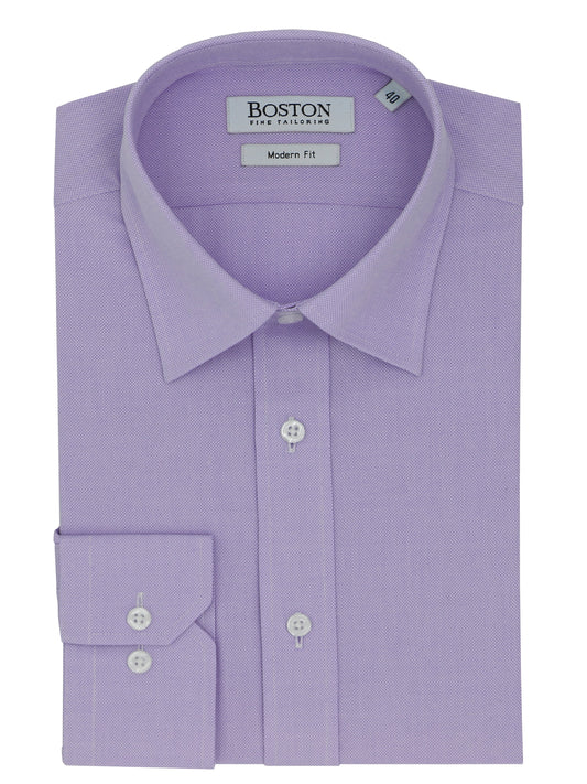 Liberty Business Mauve Textured Shirt