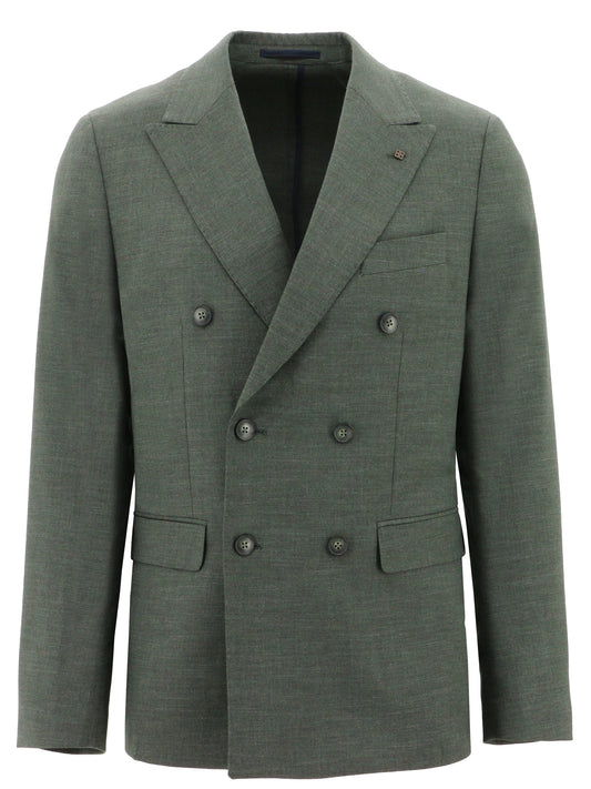 Monza Blake Olive Double Breasted Suit