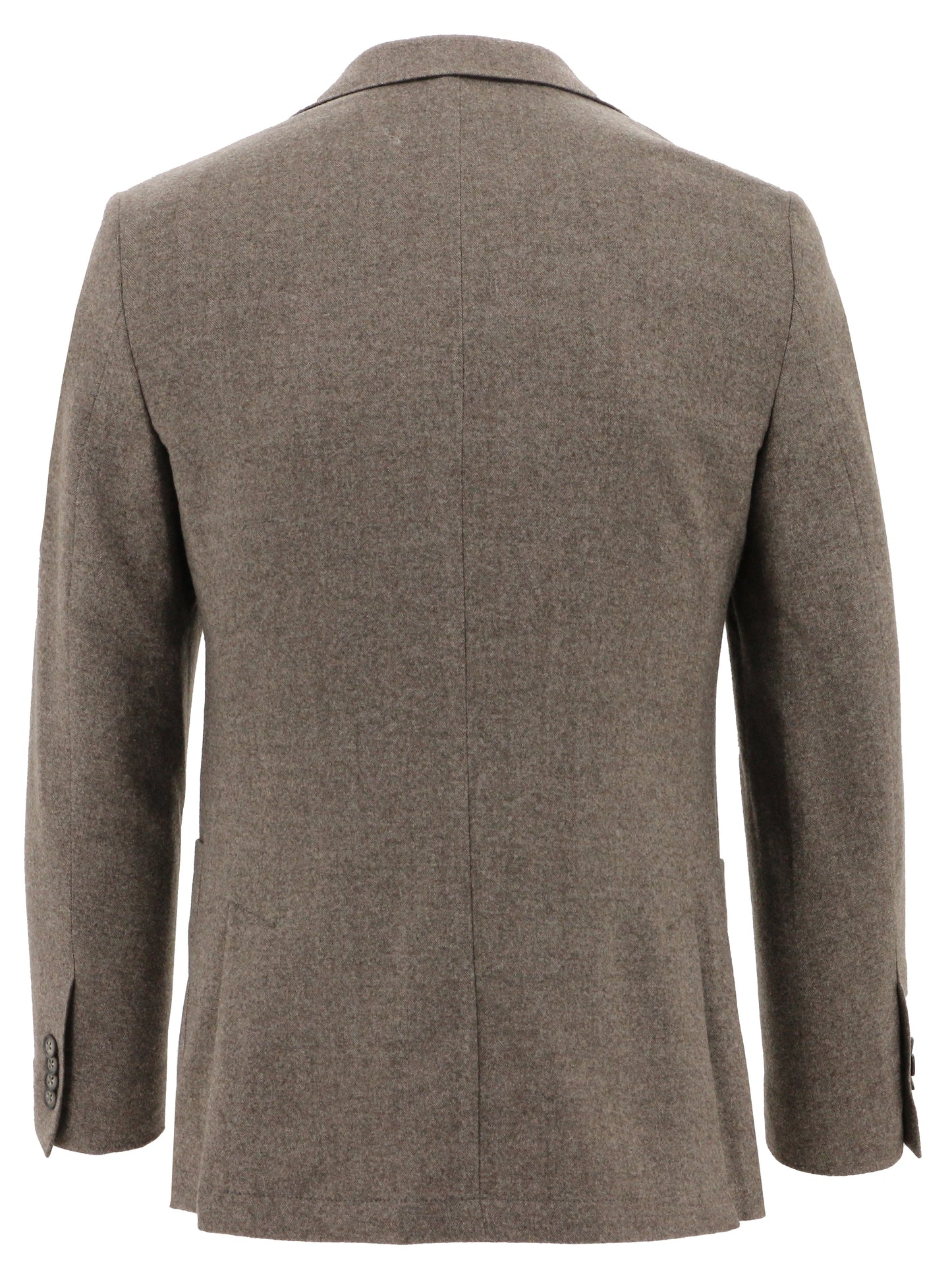 Genoa Brown Wool Sports Jacket