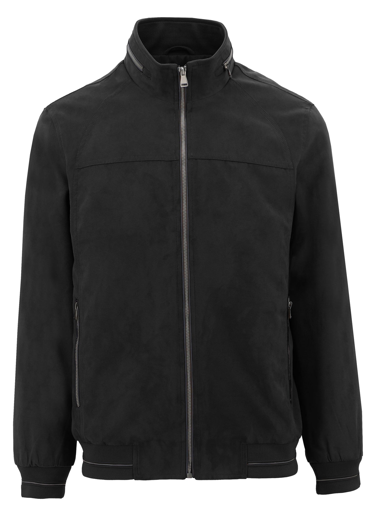 Bobby Black Microsuede Jacket