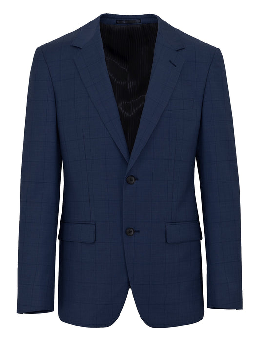 Parker Edward French Navy Checked Suit